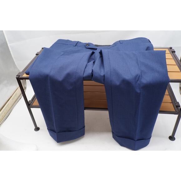 BELVEST Italy Suit Men's 46R 40x30 Striped Flannel Super 120's Wool Dual Vents - Picture 14 of 15